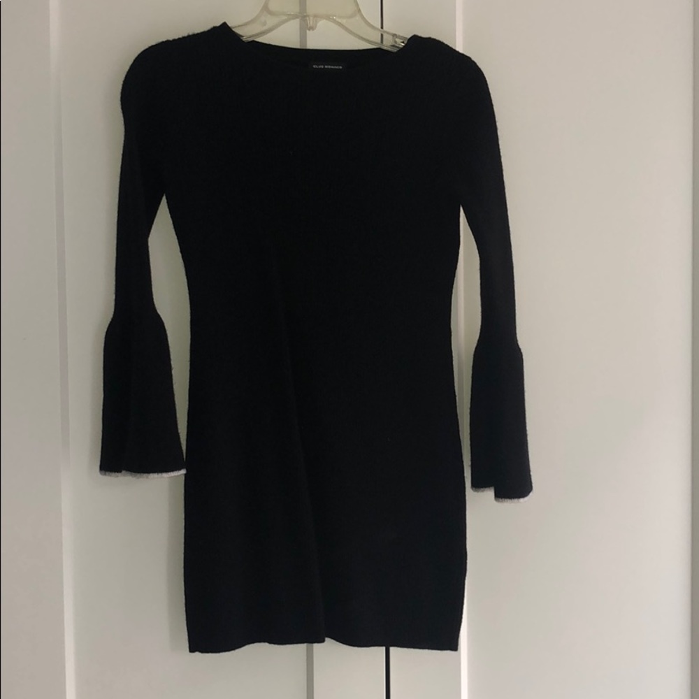 Club Monaco Ribbed Wool Mini Dress - Picture 3 of 6